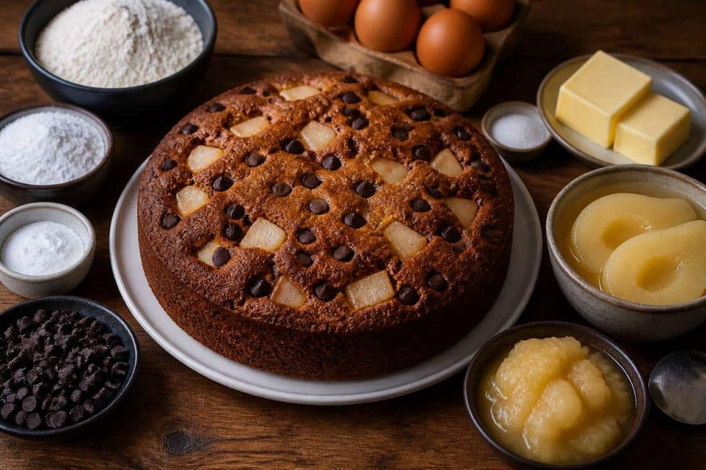 Cake poire chocolat : recette facile et délicieuse
