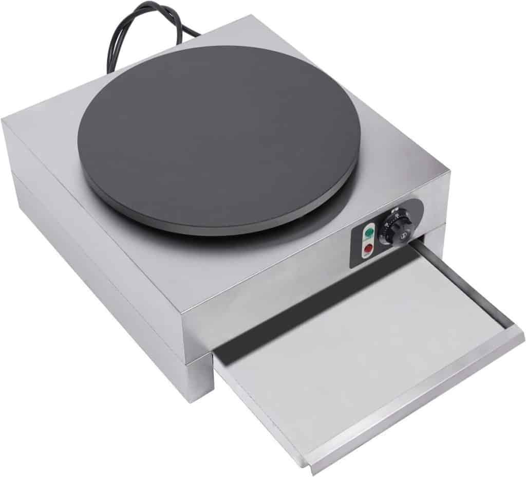 Test : appareil à crêpes PUDLOR 3000 W, 40 cm