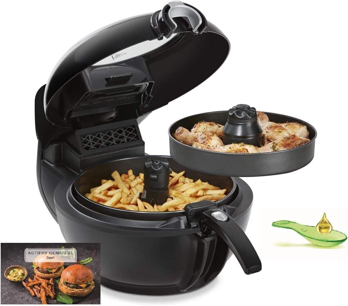 Test de la friteuse Tefal ActiFry Genius XL YV9708 1500 W