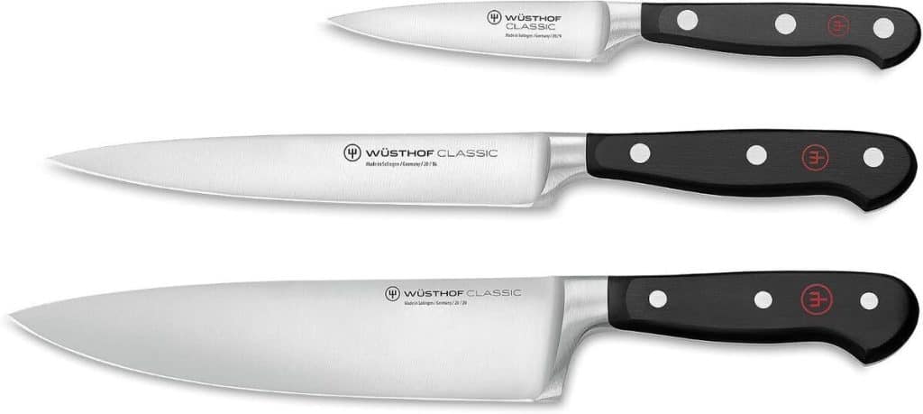 Test des couteaux Wüsthof Classic : efficacité tranchante