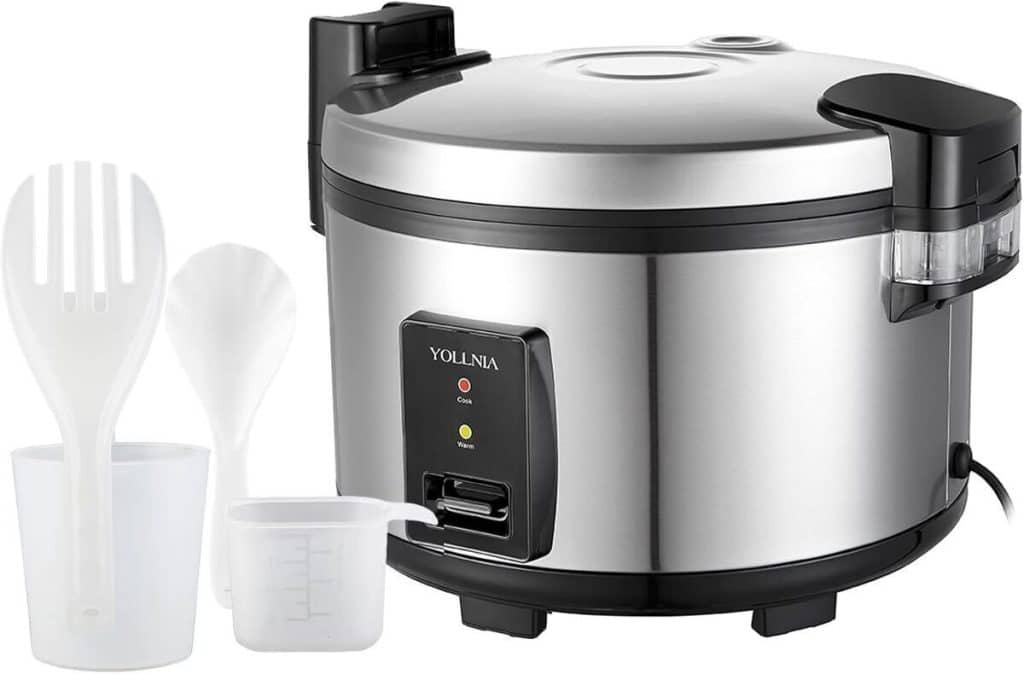 Test du cuiseur à riz Yollnia Grande 20 L : puissance et capacité optimales