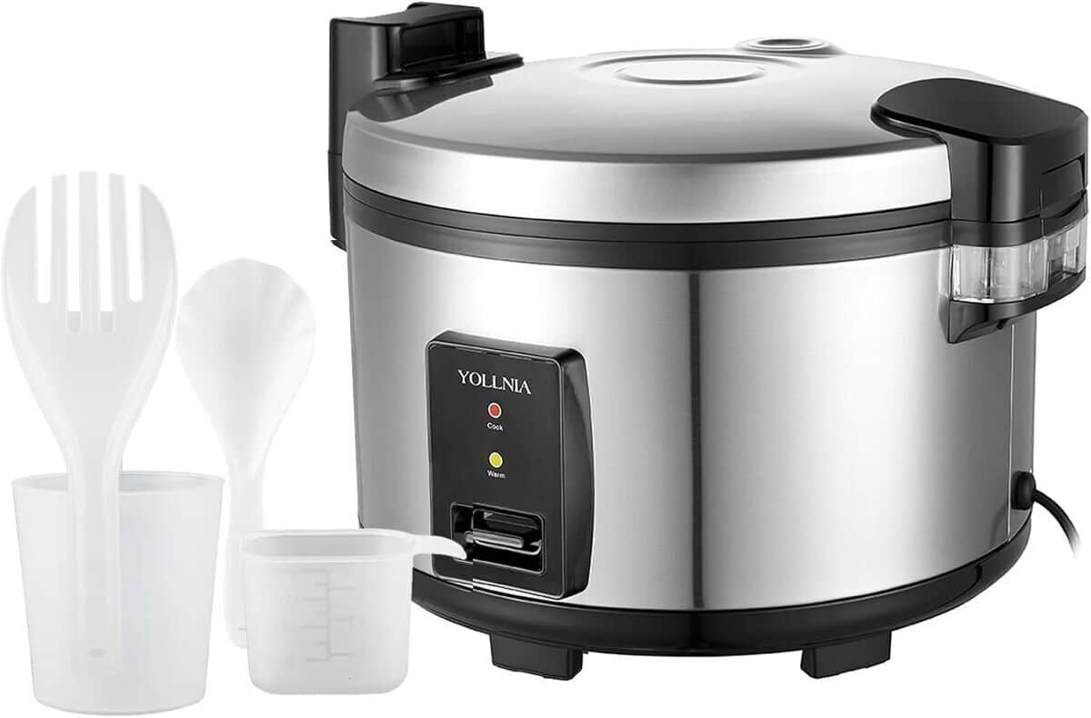 Test du cuiseur à riz Yollnia Grande 20 L : puissance et capacité optimales