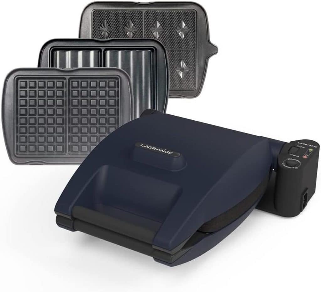 Test du gaufrier Lagrange Premium 1200W et ses 3 jeux de plaques multifonctions
