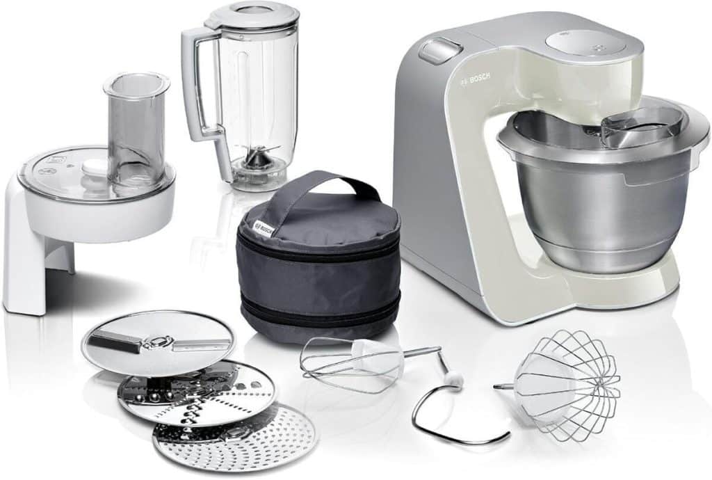 Test du robot pâtissier Bosch MUM58L20 : puissance 1000 W et 7 vitesses