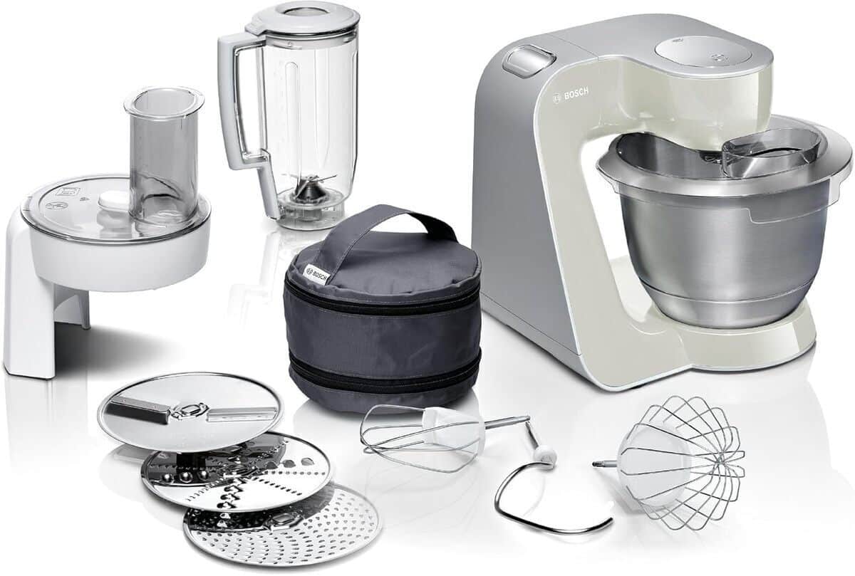Test du robot pâtissier Bosch MUM58L20 : puissance 1000 W et 7 vitesses