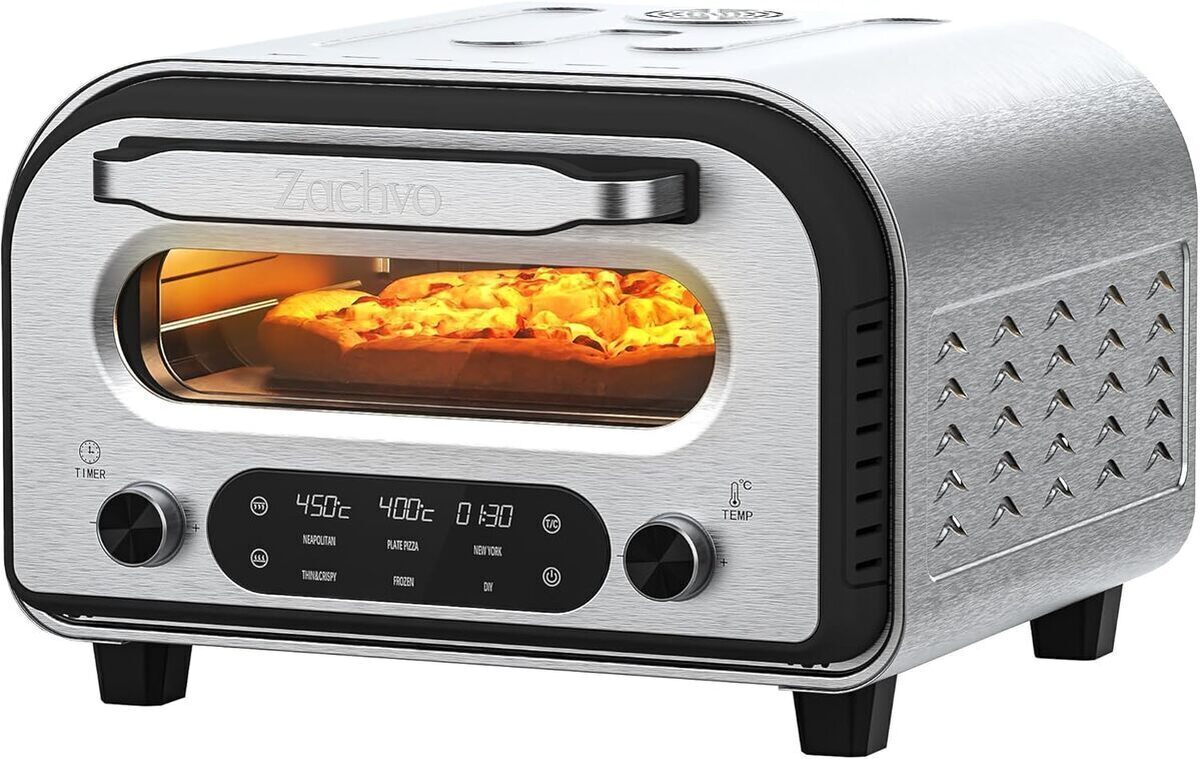 Test : zachvo four à pizza électrique 450℃, pratique et performant