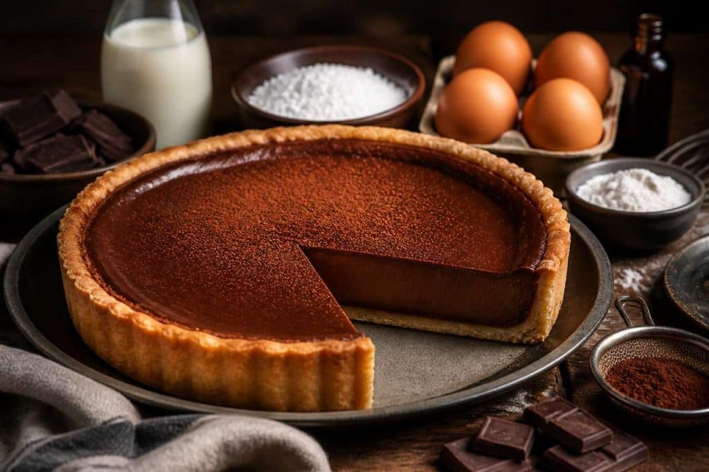 Flan pâtissier au chocolat : recette gourmande