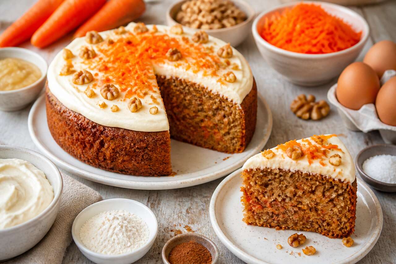 Carrot cake healthy : recette facile et délicieuse