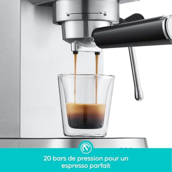 Découvrez notre test complet de la cafetière expresso 20 bars Casabrews avec buse vapeur. Performances, avantages et avis détaillé pour bien choisir votre machine. 
