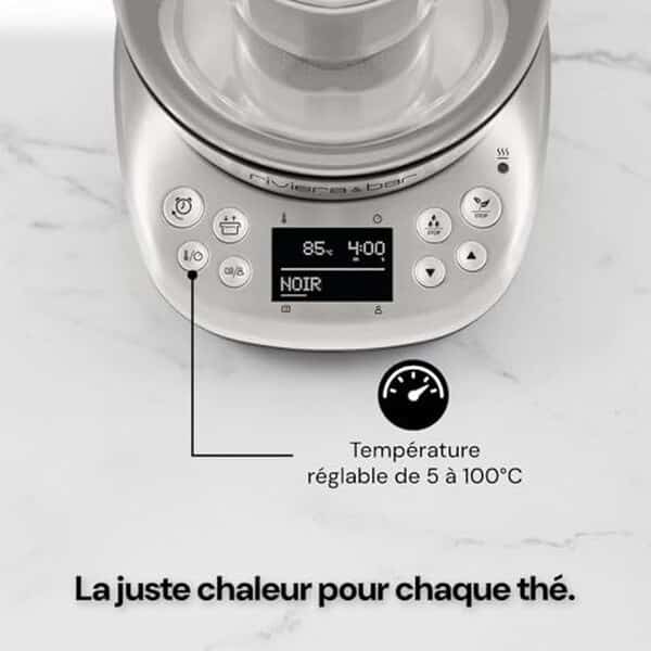 Découvrez notre test détaillé de la théière bouilloire Riviera&bar Cha Dao Expert 1, 5L : caractéristiques, performances et avis complet pour bien choisir votre théière. 