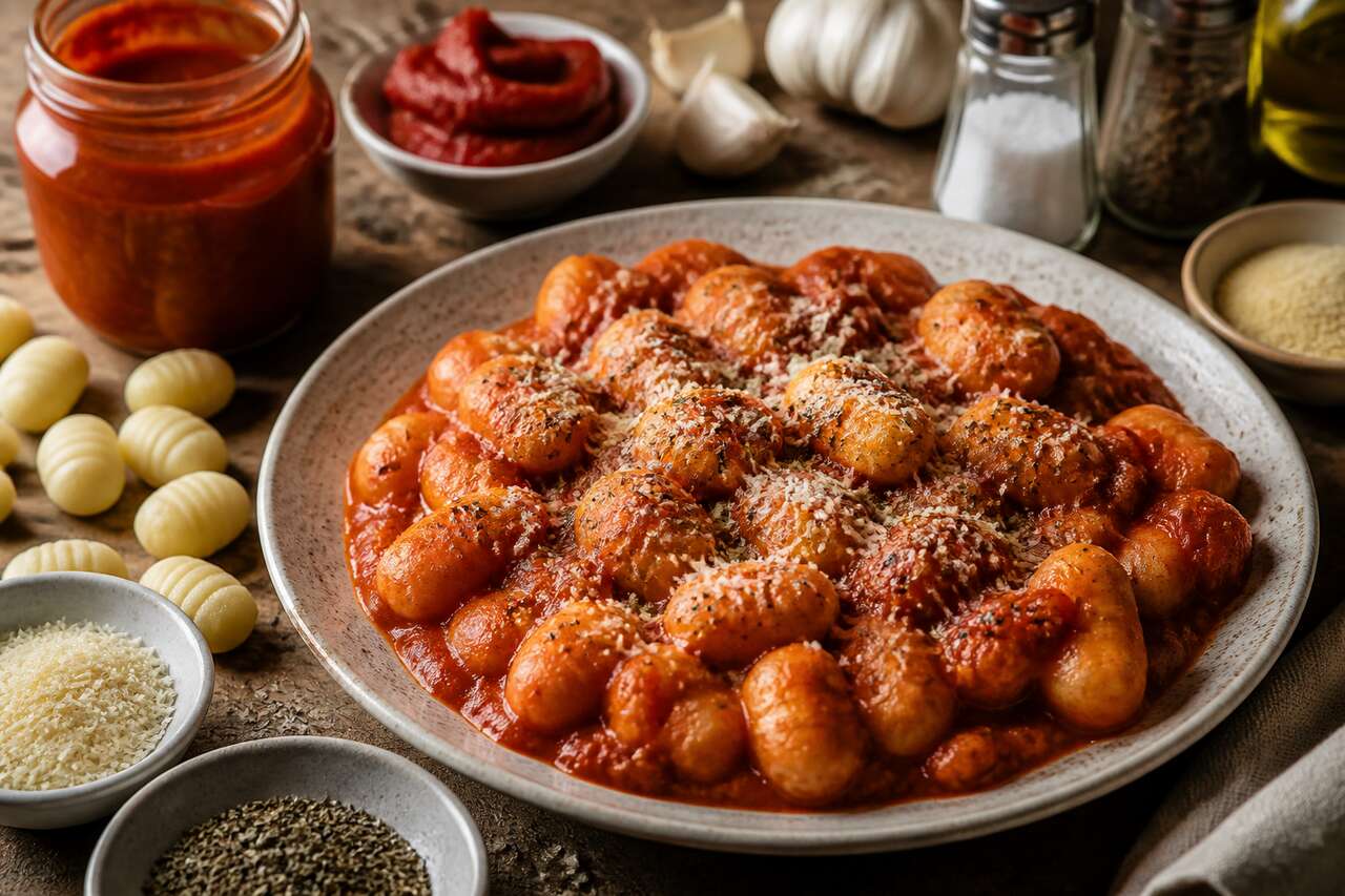 Gnocchis à la tomate : recette express et familiale