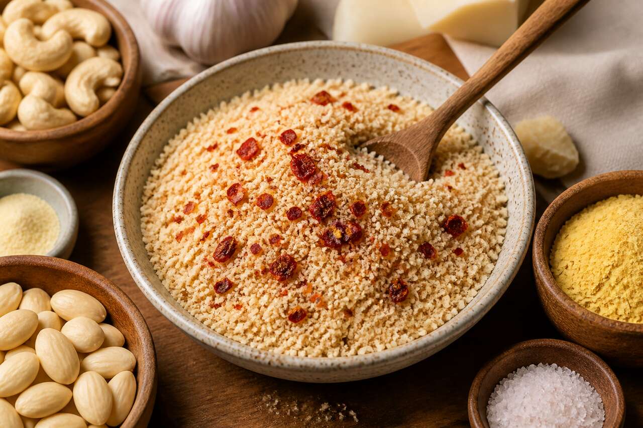 Parmesan végétal : une alternative savoureuse et simple à réaliser