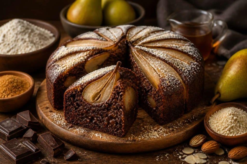 Cake poire chocolat : recette saine et délicieuse