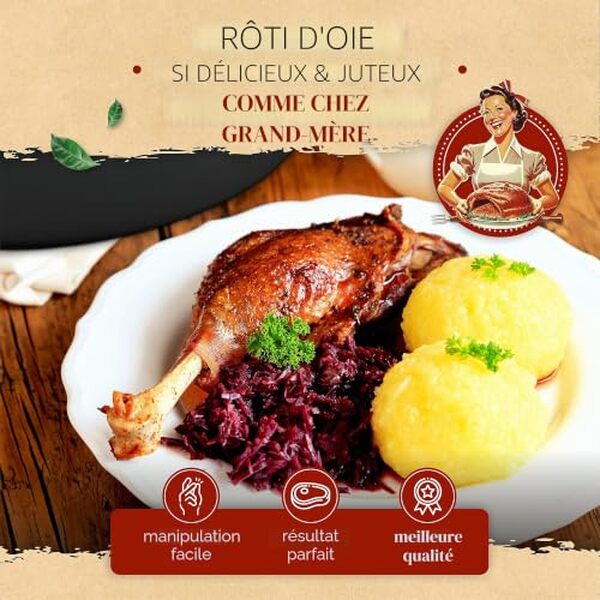 Découvrez notre test complet de la cocotte en fonte XXL 38 cm Krustenzauber : performances, avantages et verdict final pour cet ustensile de cuisine haut de gamme. 