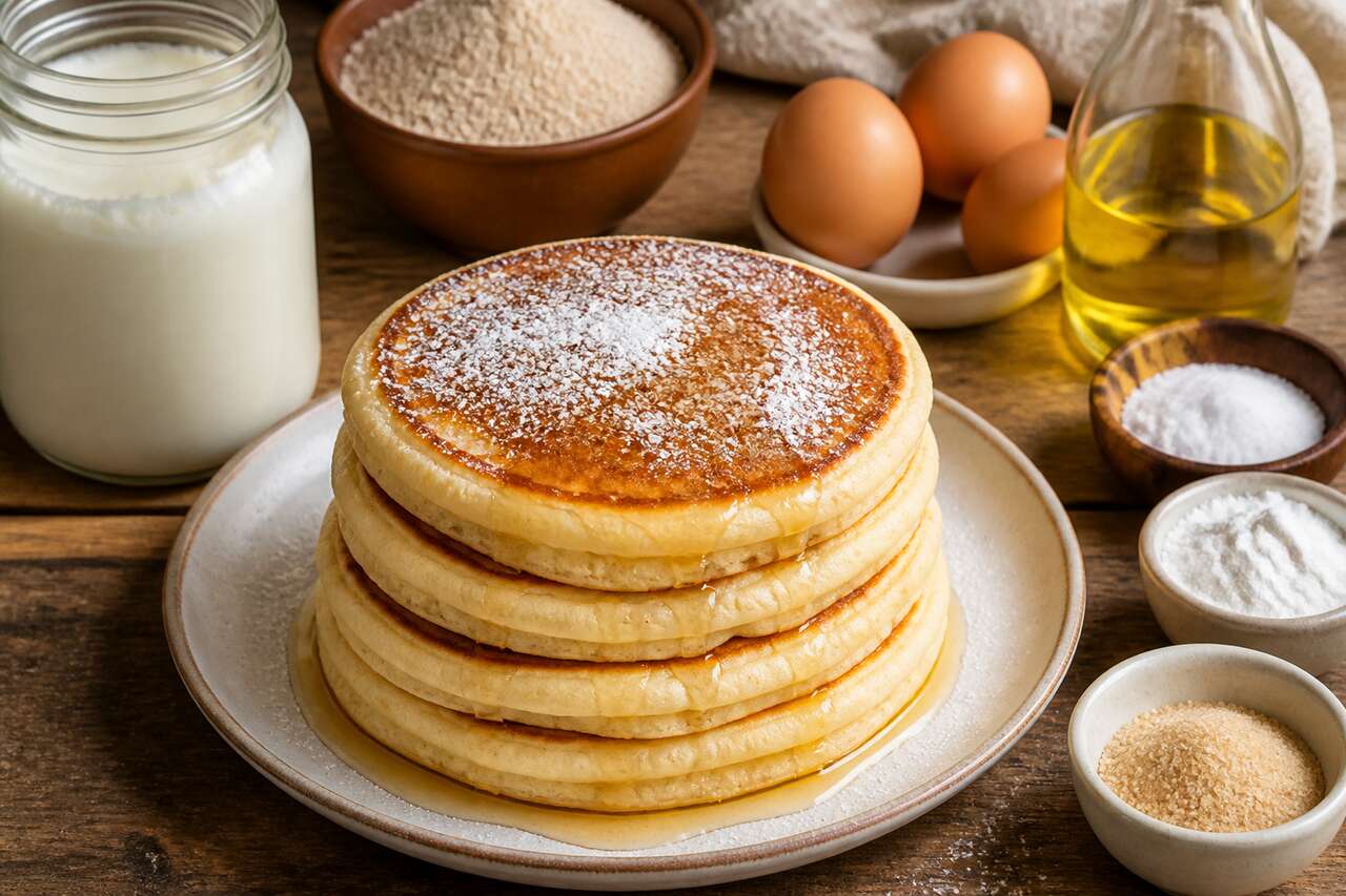 Pancakes au kéfir : recette moelleuse et saine