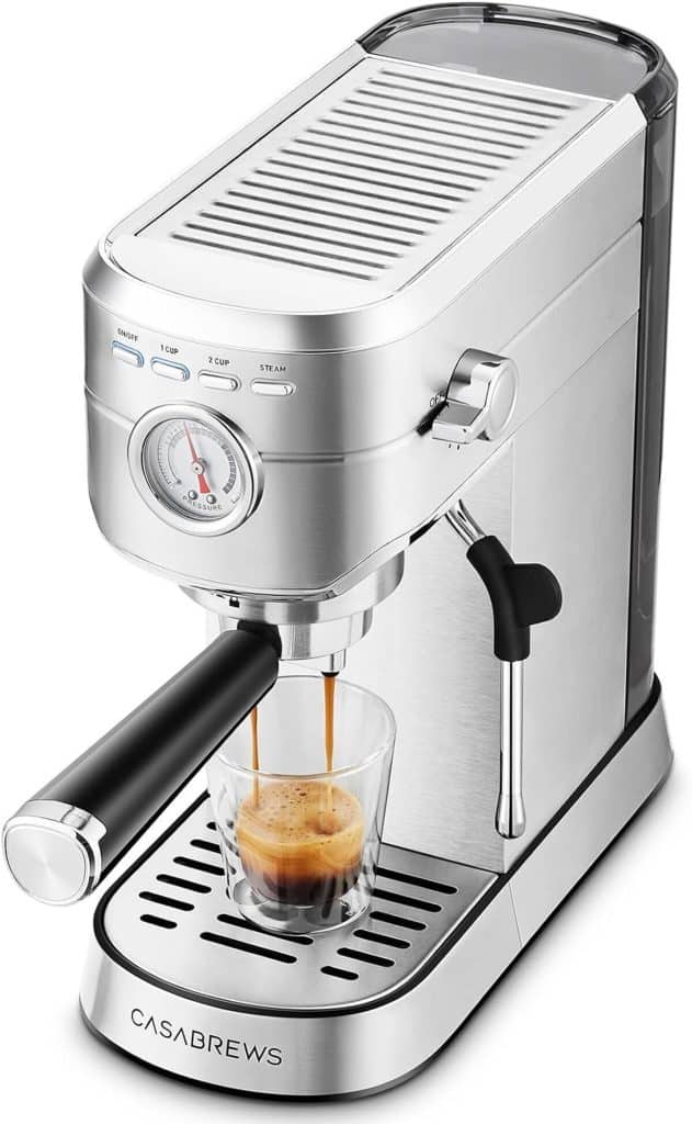 Test : cafetière expresso 20 bars CASABREWS avec buse lait