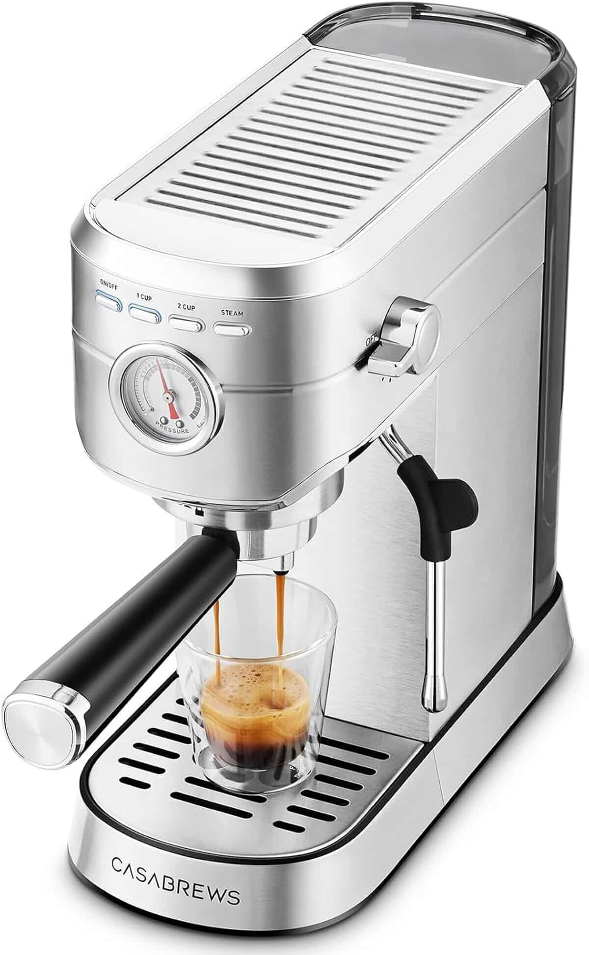 Test : cafetière expresso 20 bars CASABREWS avec buse lait