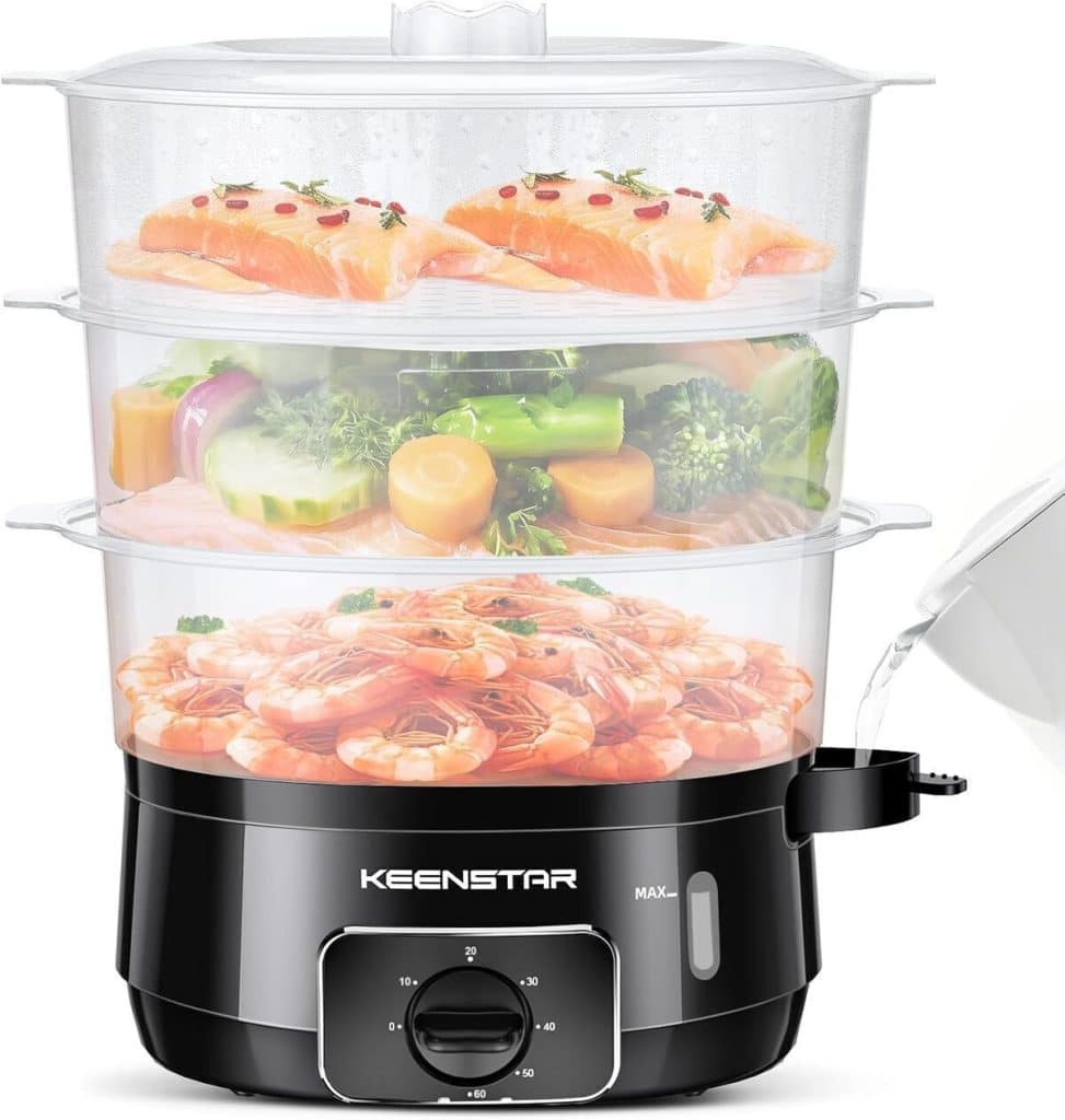 Test du cuiseur vapeur électrique 800W : cuisson rapide et saine