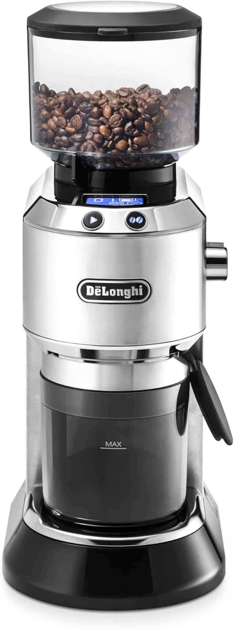 Test du moulin à café DeLonghi Dedica KG 521.M : arôme et style au rendez-vous