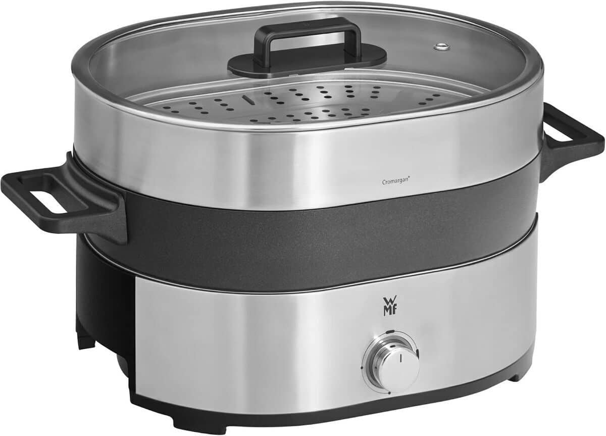 Test du Wmf Hot Pot & Steamer en Cromargan noir