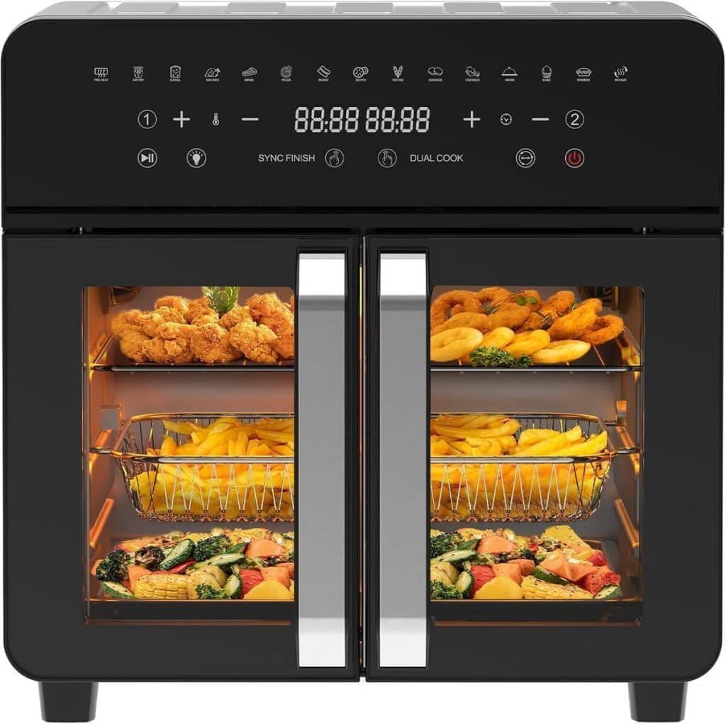 Test : iceagle friteuse sans huile 23L dual zone 2200W