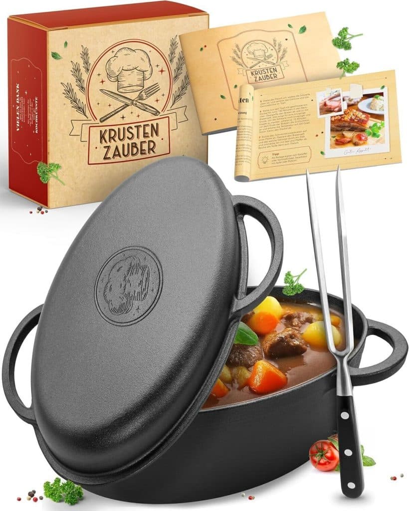 Test : krustenzauber cocotte en fonte XXL 38 cm