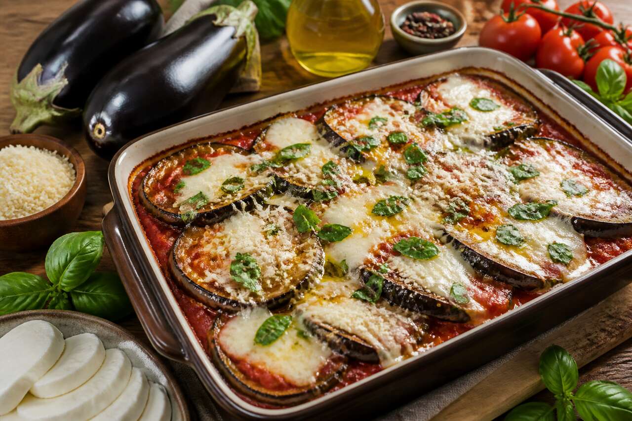 Aubergines à la parmigiana : recette rapide et sans friture