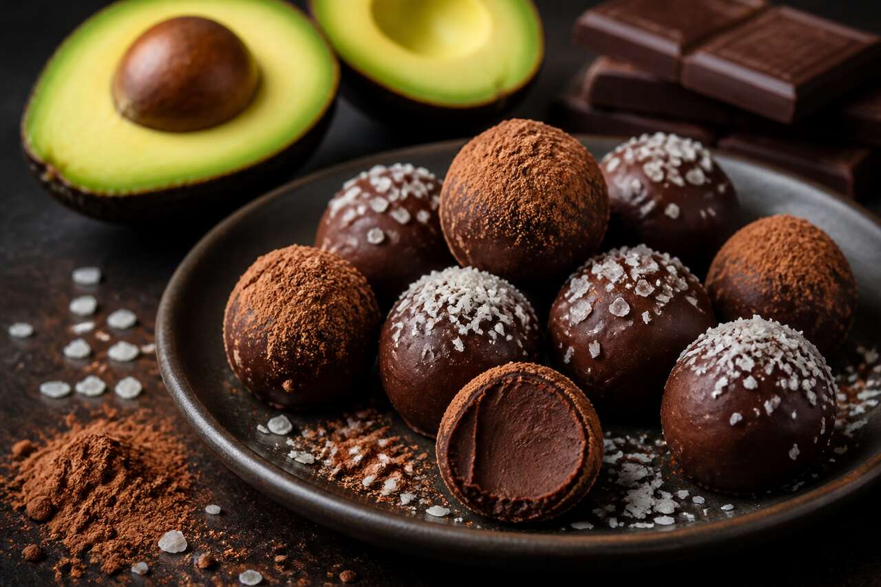 Truffes au chocolat noir et avocat : une recette gourmande et saine