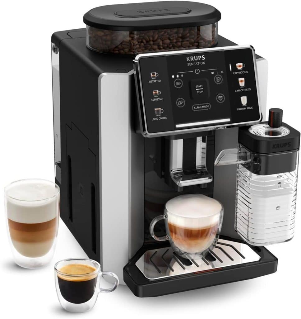 Test : krups Sensation Lait Ea912E10, machine expresso polyvalente