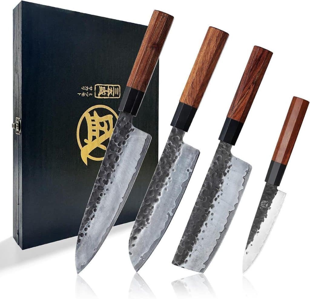 Test : set de couteaux japonais Mitsumoto Sakari