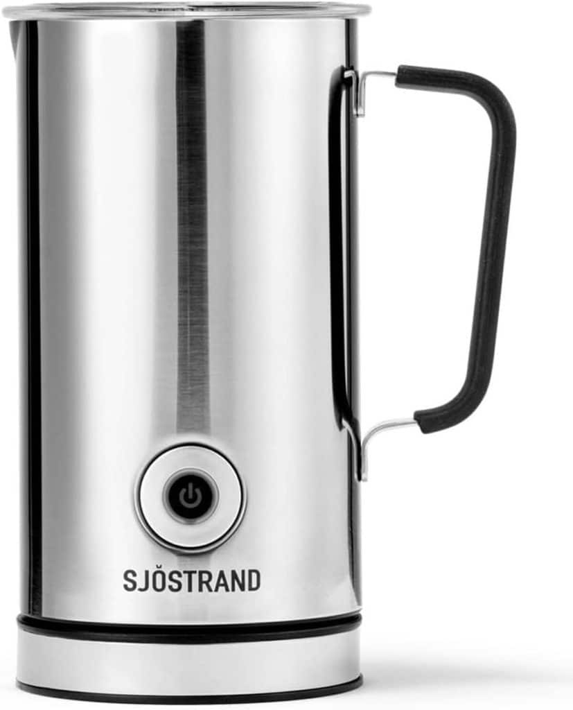 Test : sjöstrand Coffee mousseur à lait chromé, performances et design